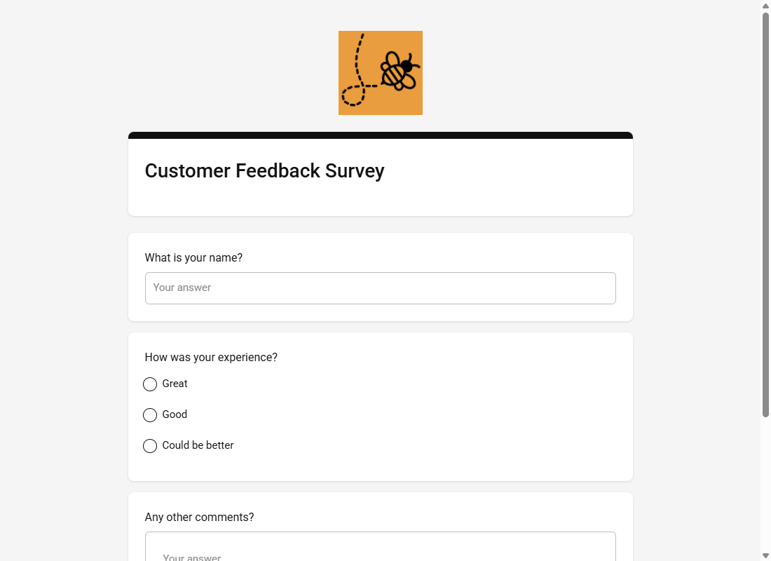 A published form